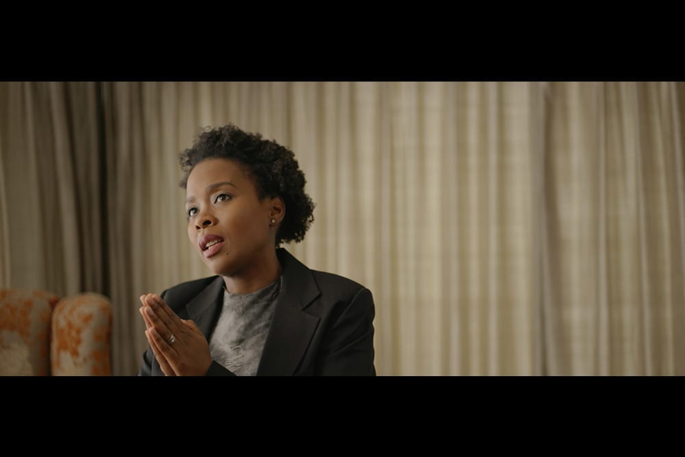 Nthabiseng Legoete speaking at The Global Leadership Summit 2018.