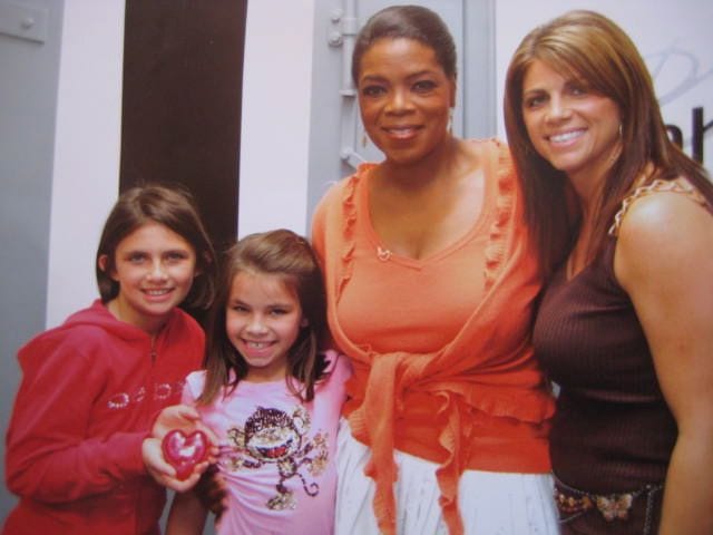 Carolyn Moor with Oprah