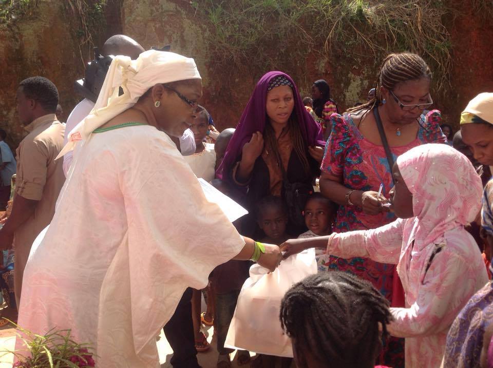 Bishop Angela serving her community in Cameroon