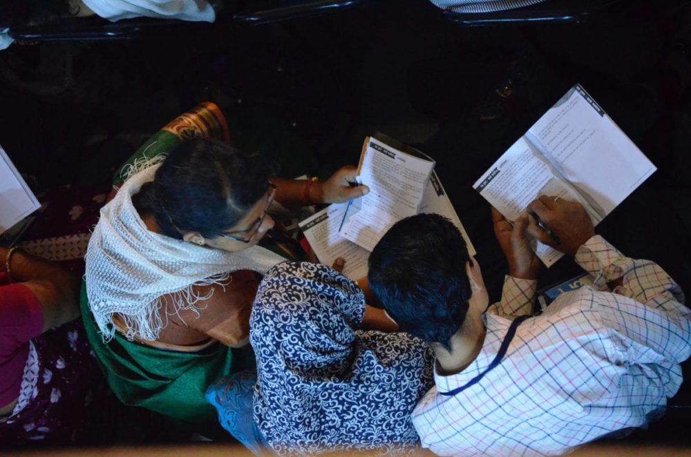 Attendees discussion notes in India