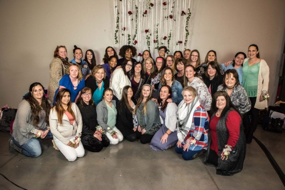 A group photo of women's ministry of Branch15.