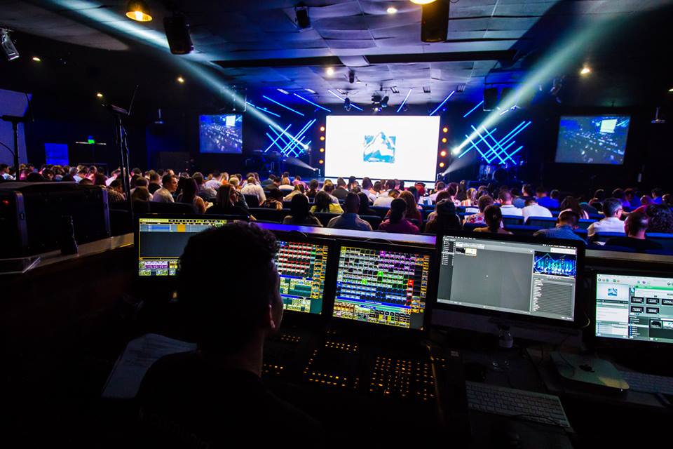 Tech booth at GLS in Puerto Rico