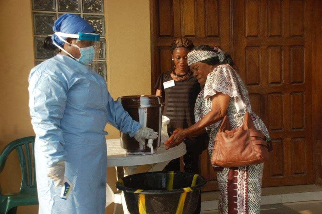 Leaders attending the GLS in Liberia during the Ebola Epidemic