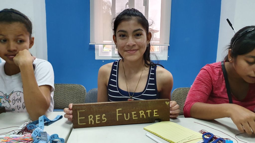 Young woman in UP Program in Honduras