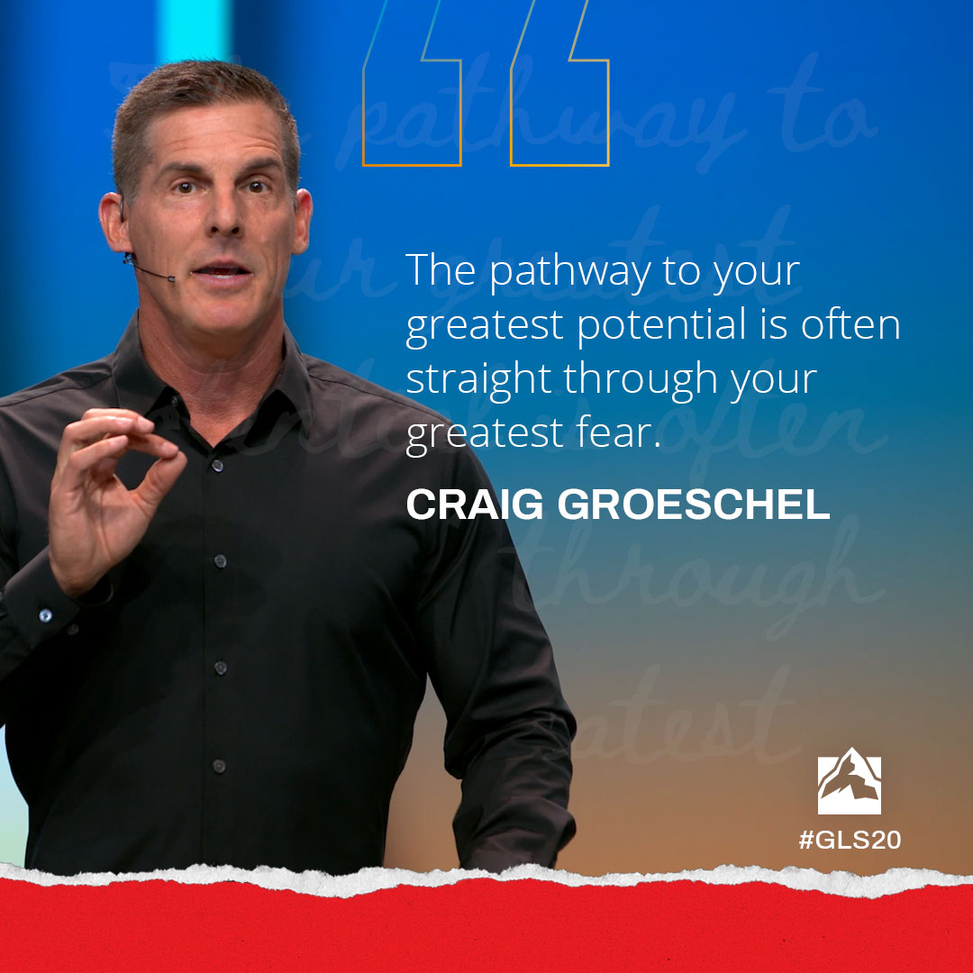 The pathway to your greatest potential is often straight through your greatest fear.​