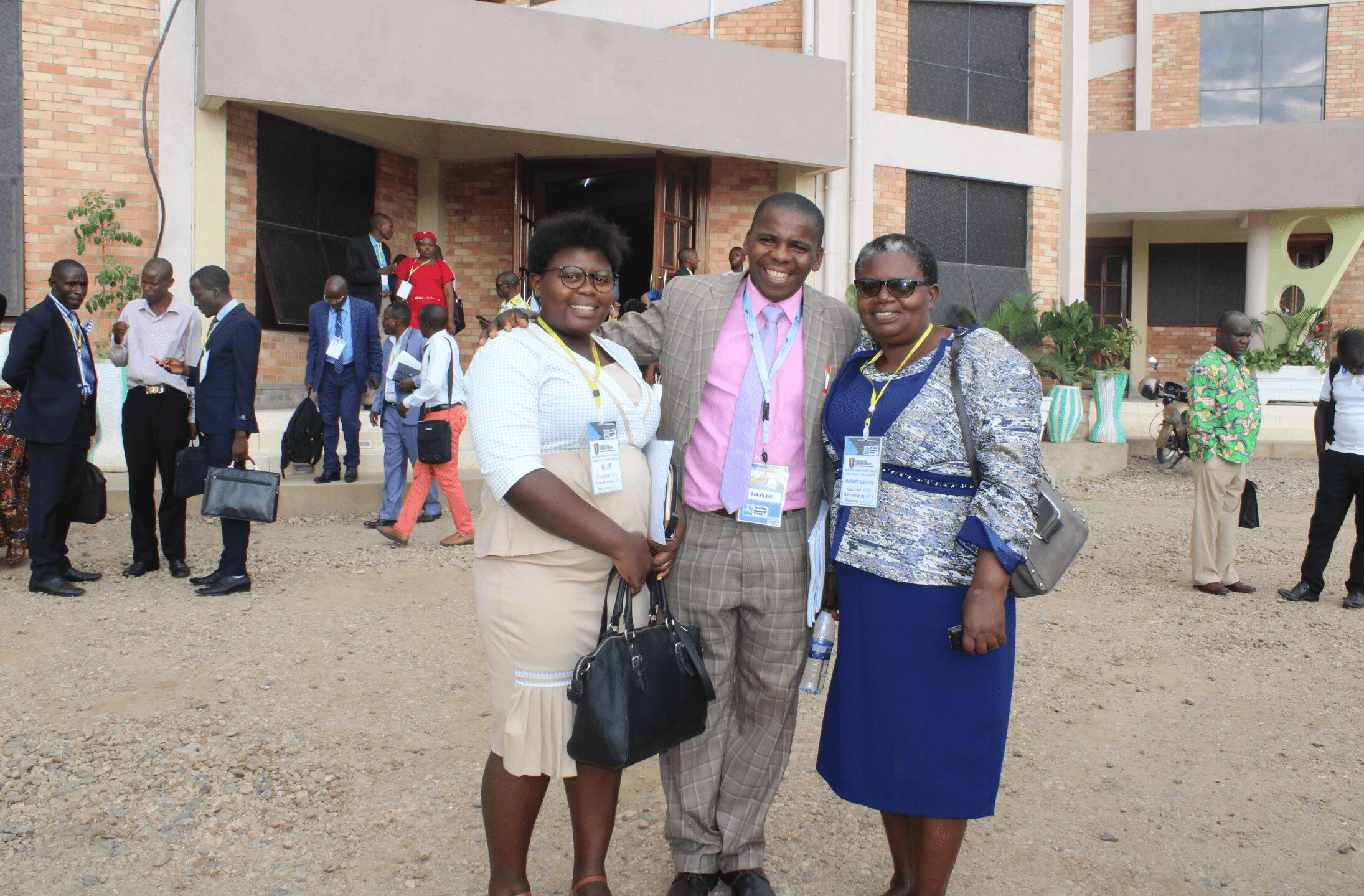 Bujumbura Burundi GLS20 Attendees standing outside of venue