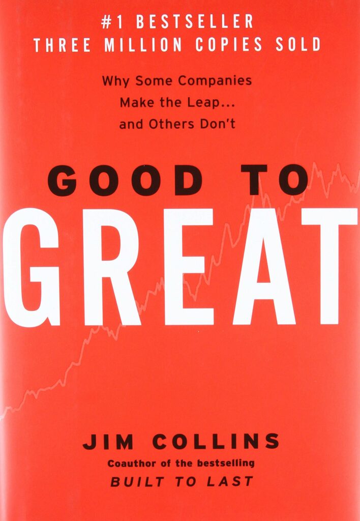 Good to Great Book Cover Jim Collins